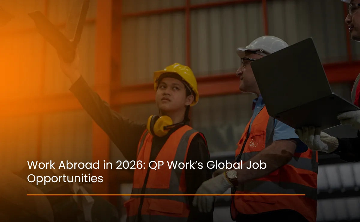 Professionals planning to work abroad in 2026 through QP Work Job Consultancy global job opportunities.